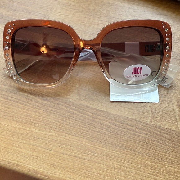 NWT Juicy Couture Dorie Sunglasses Bold Frames UV Protection - Picture 1 of 4